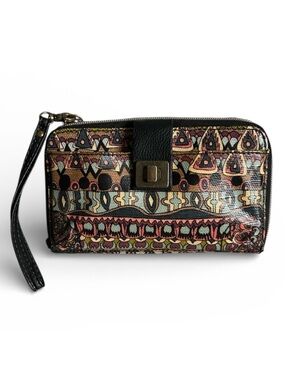 SAKROOTS Artist Circle Tech It Out Zip-Around Crossbody Bag